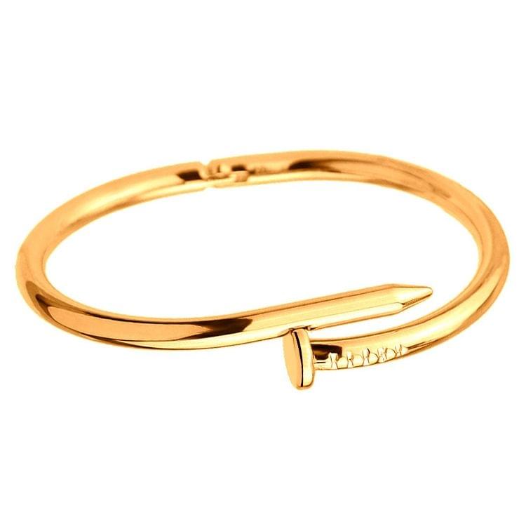 Fashion Copper Alloy Nail Opening Cuff Couple Bracelets