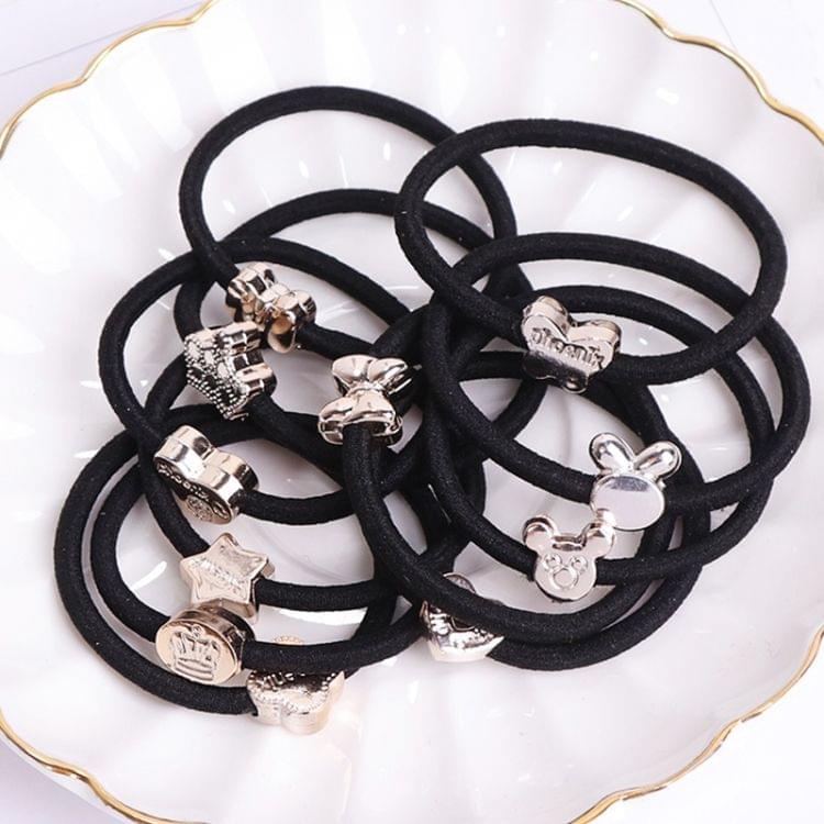 20 PCS Women Hair Accessories Elastic Hair Rubber Bands Girls Lovely Hair Ropes Ponytail Holder(Crown)