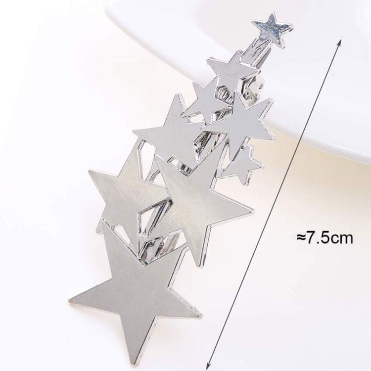 Star Barrettes Jewelry Hair Accessories(Gold)