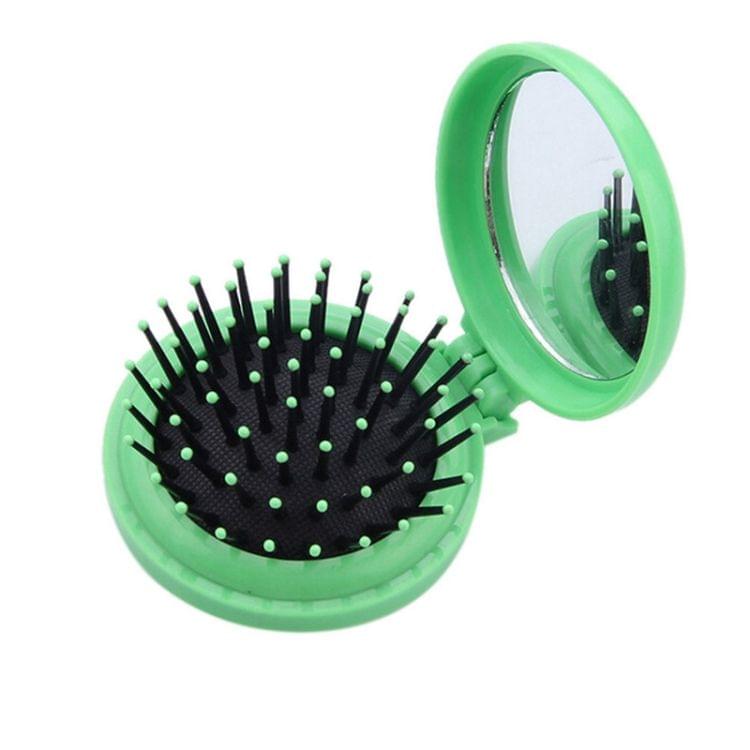 10 PCS Portable Round Pocket Small Size Travel Massage Folding Comb Hair Brush