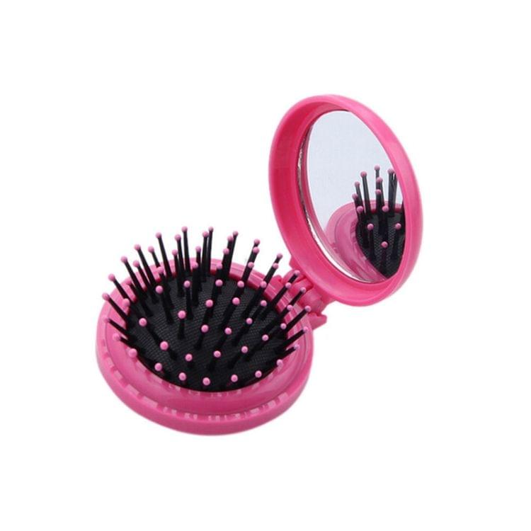 10 PCS Portable Round Pocket Small Size Travel Massage Folding Comb Hair Brush