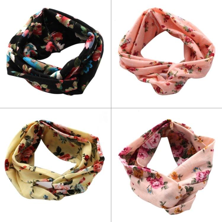Hair Ornaments Cloth Knotted Hairband Cross Headband Random Delivery