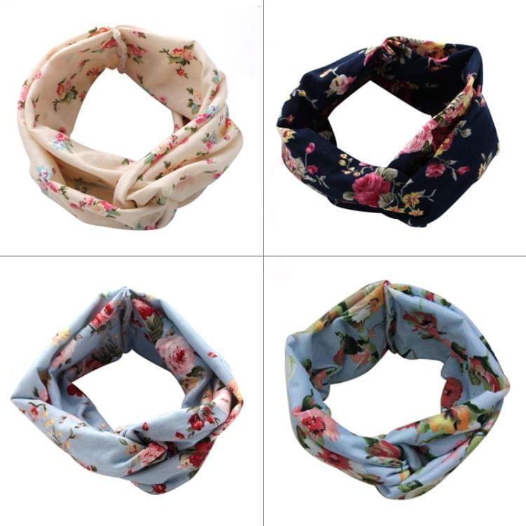Hair Ornaments Cloth Knotted Hairband Cross Headband Random Delivery