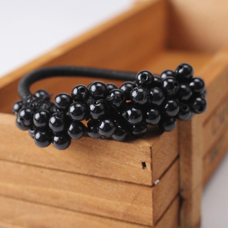 3PCS Women Hair Accessories Pearls Beads Scrunchie Ponytail Holder Girls Ponytail Rubber Rope Hair Bands