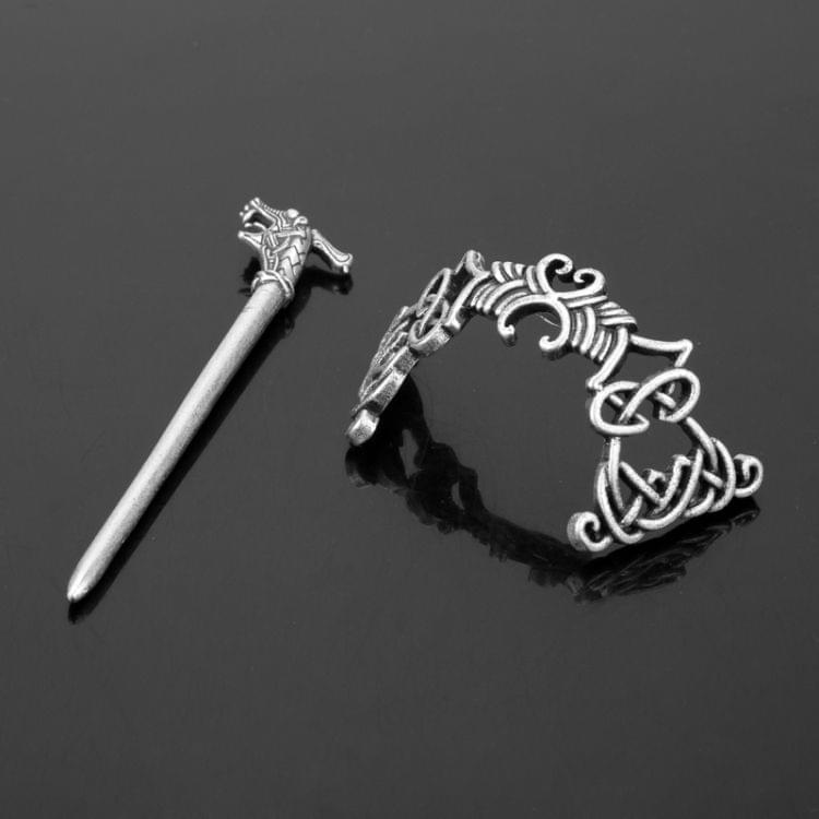 Large Celtics Knots Crown Hairpins Jewelry Vintage Viking Runes Women Girl Hairpin Hair Clips Stick Slide Accessories 260