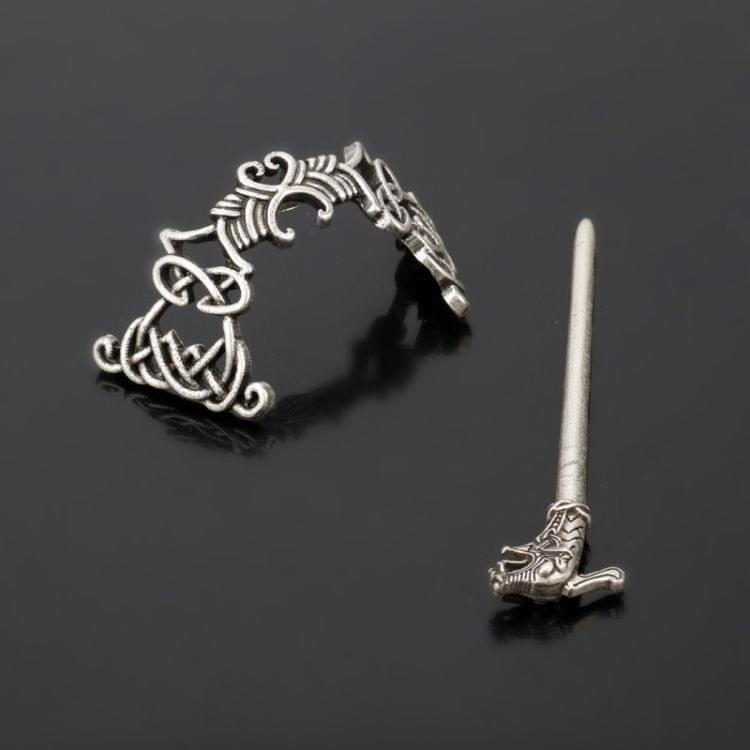 Large Celtics Knots Crown Hairpins Jewelry Vintage Viking Runes Women Girl Hairpin Hair Clips Stick Slide Accessories 260