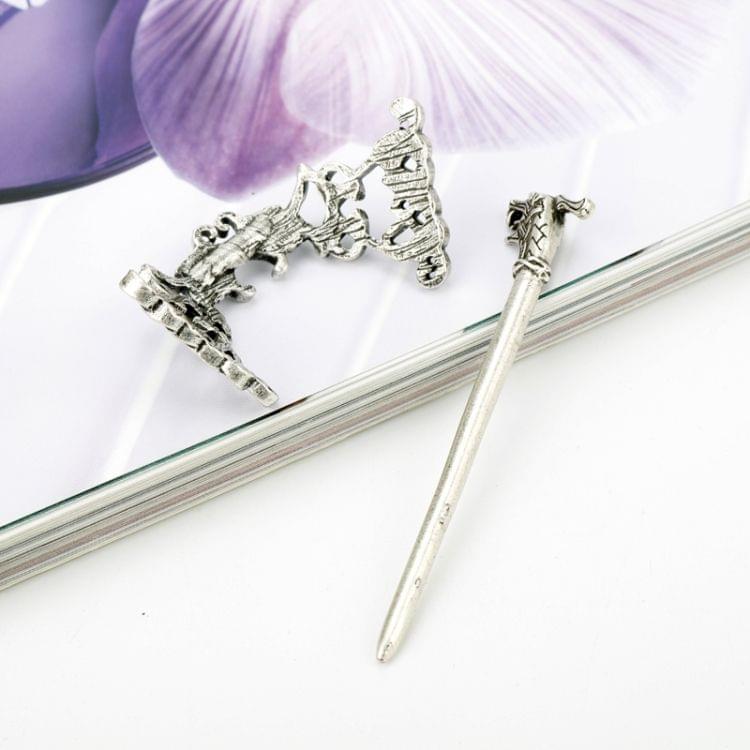 Large Celtics Knots Crown Hairpins Jewelry Vintage Viking Runes Women Girl Hairpin Hair Clips Stick Slide Accessories 260