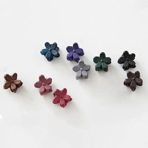 50 PCS Cute Children Headwear Mini Flower Hairpin Hair Clip Random Color Delivery