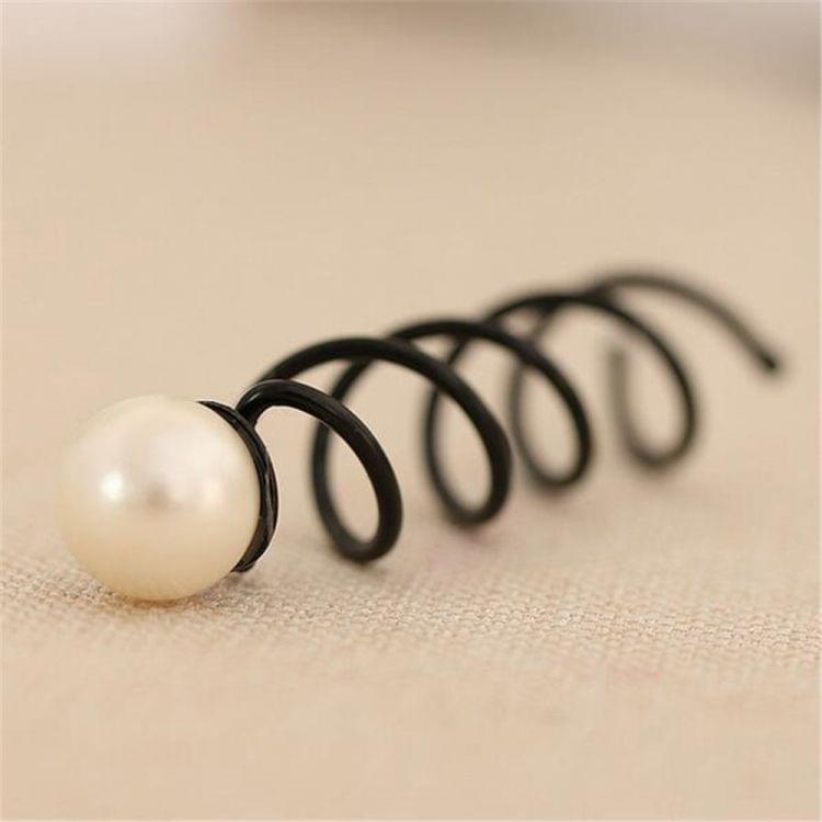 3 PCS Spiral Clip Ball Hair Plate Hair Flower Flower Head Jewelry Hairpin Headwear U-Clip