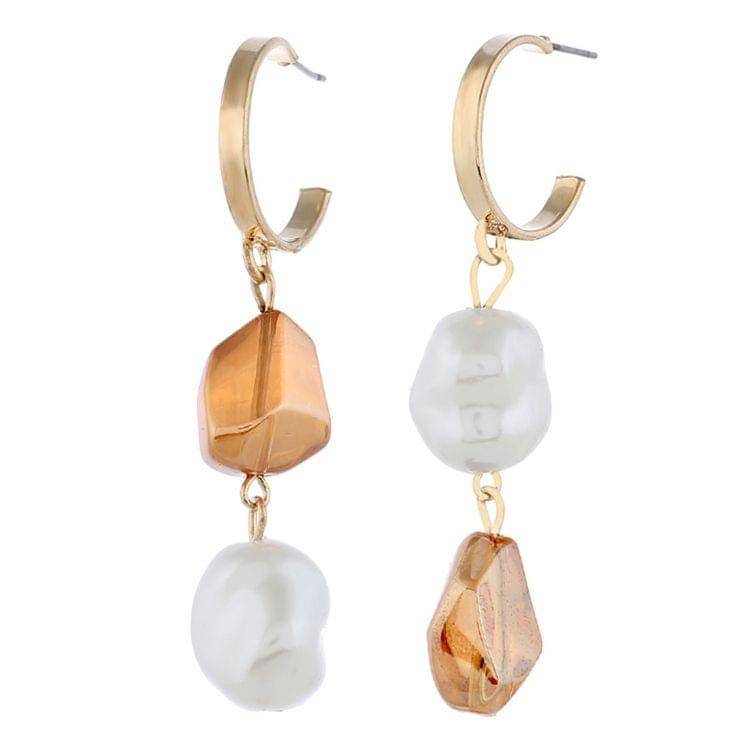 Simple Wild Long Elegant Waterdrop Shape Earring(Orange)