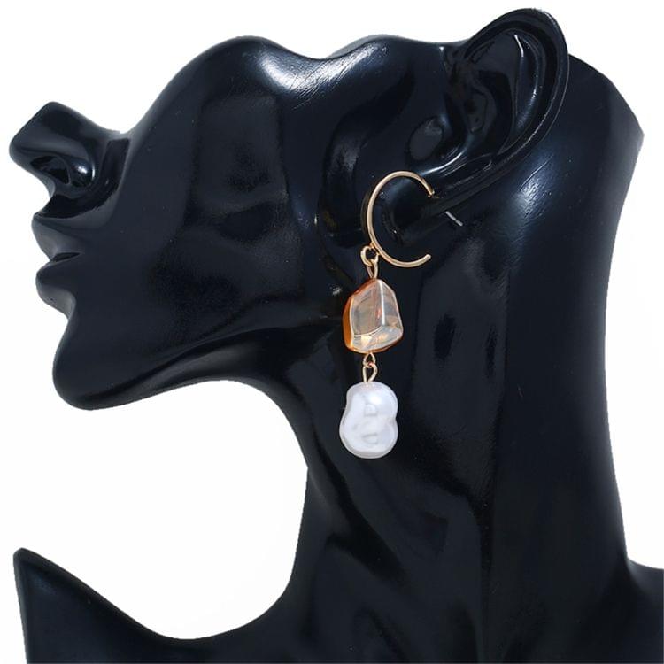 Simple Wild Long Elegant Waterdrop Shape Earring(Orange)