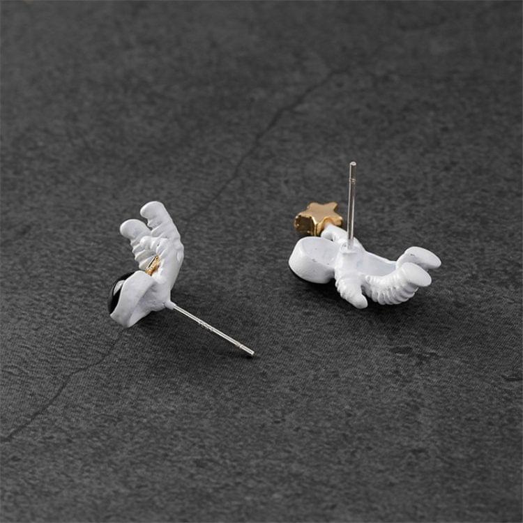 Fashion Space Astronauts Small Stud Earrings Woman Earrings