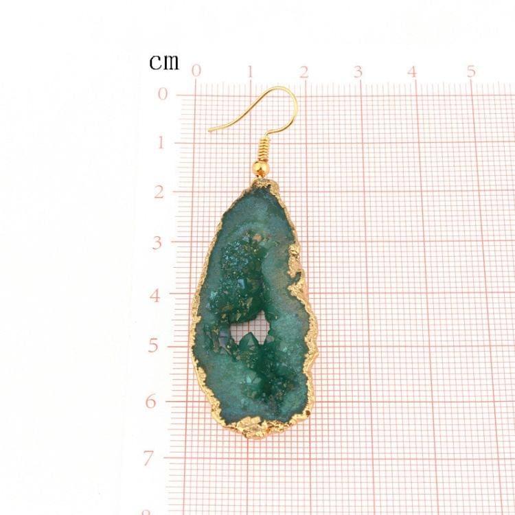 3 Pairs Chic Stone Hollow Resin Earrings Big Drop Earrings For Women Statement Jewelry Gifts(Yellow)