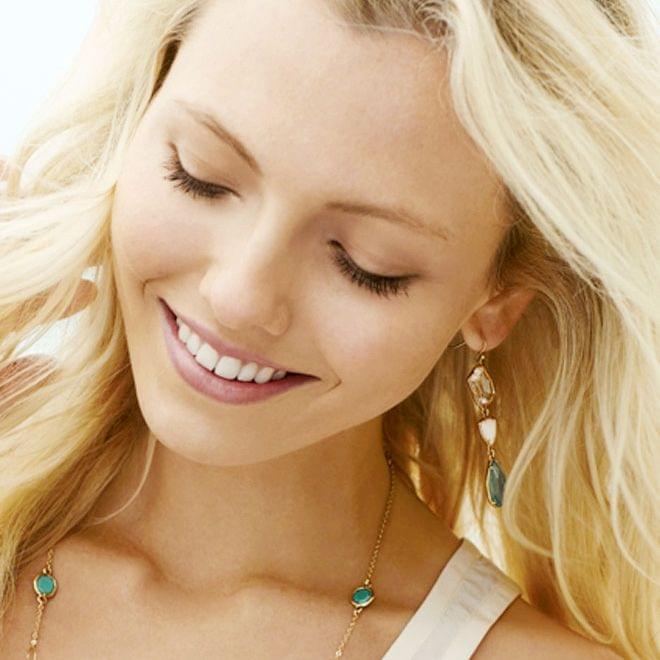 Fashion Simple Crystal Waterdrop Shape Earring for Women