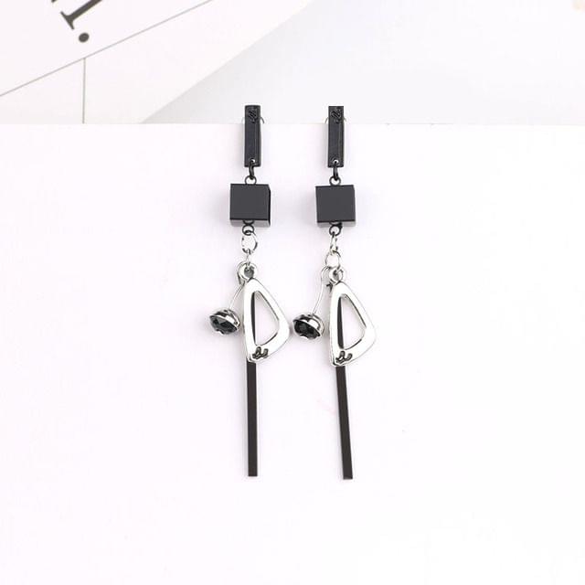 Vintage Metal Fashion Geometric Long Tassel Earrings For Women