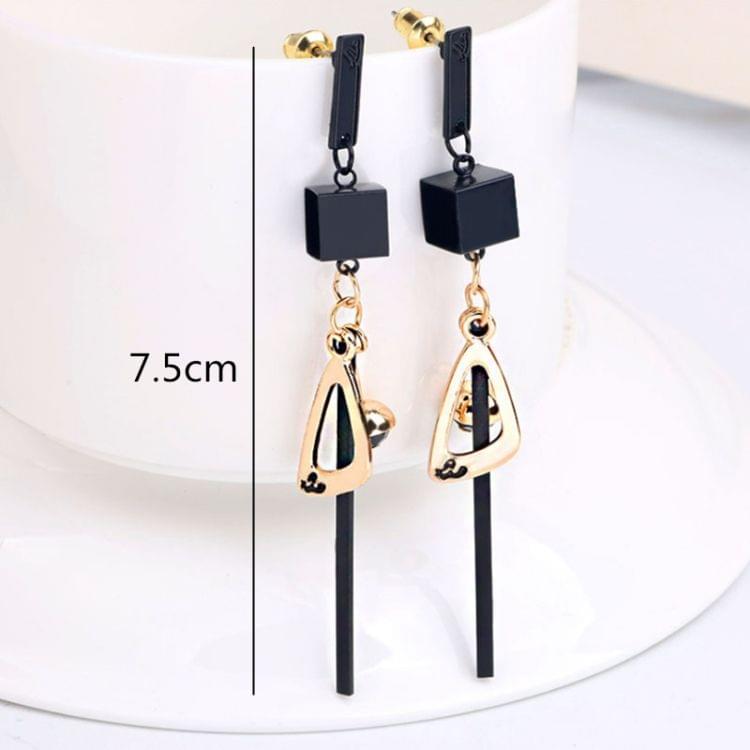 Vintage Metal Fashion Geometric Long Tassel Earrings For Women