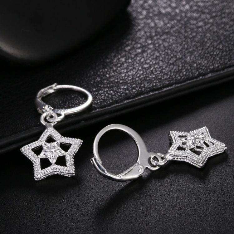 2 Pairs Women Fashion Retro Star Geometric Wedding Bohemia Earrings Jewelry