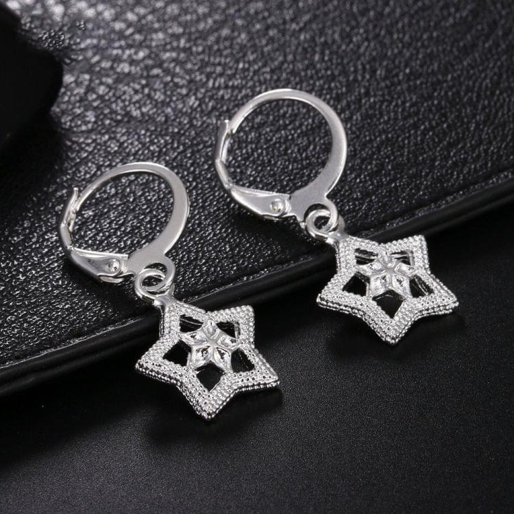 2 Pairs Women Fashion Retro Star Geometric Wedding Bohemia Earrings Jewelry