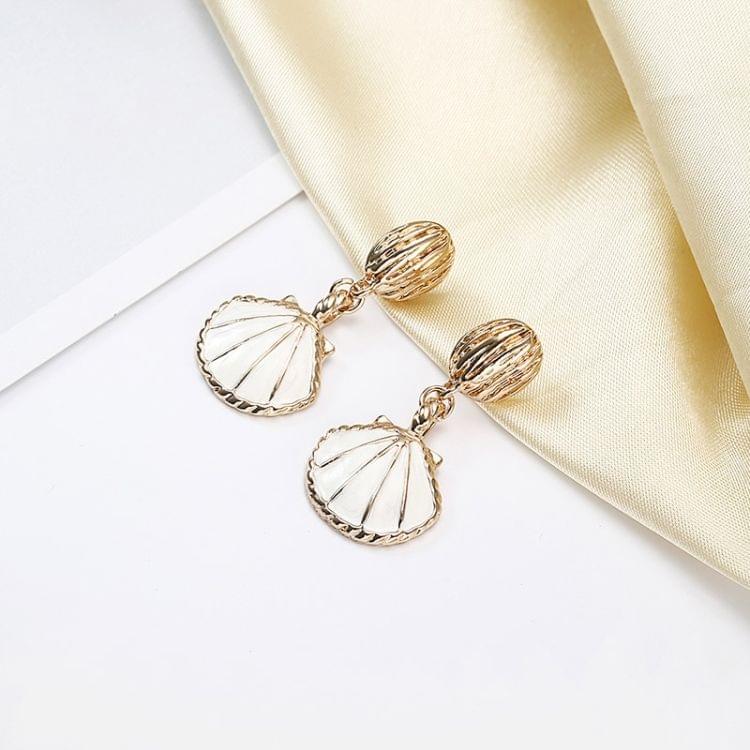 Fashion Vintage Lovely Women Shell Earrings(White)