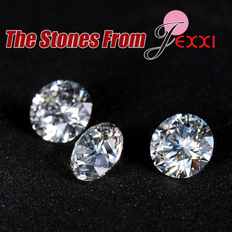 Crystal Earrings 925 Sterling Silver Knot Flower Stud Earrings for Women Brincos Wedding Jewelry