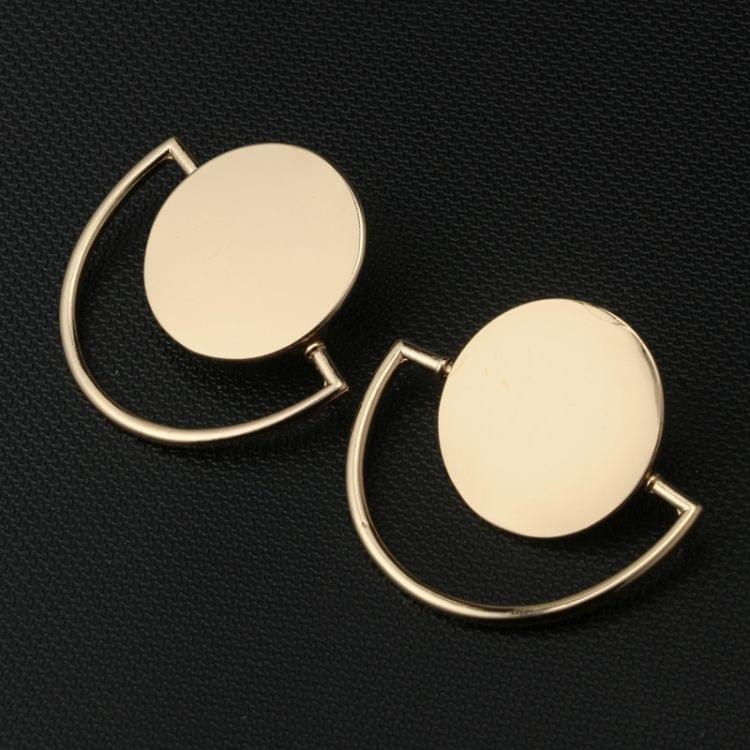 Punk Style Semicircle Round Geometric Drop Earrings For Women