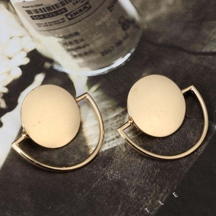 Punk Style Semicircle Round Geometric Drop Earrings For Women