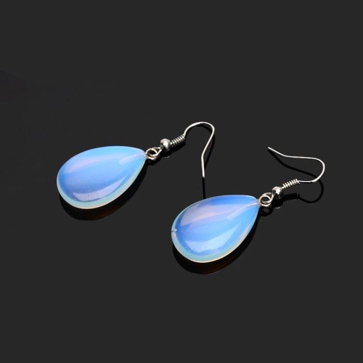 Fashion Opal Water Drop Transparent Earring for Women