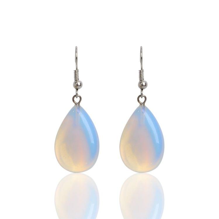 Fashion Opal Water Drop Transparent Earring for Women