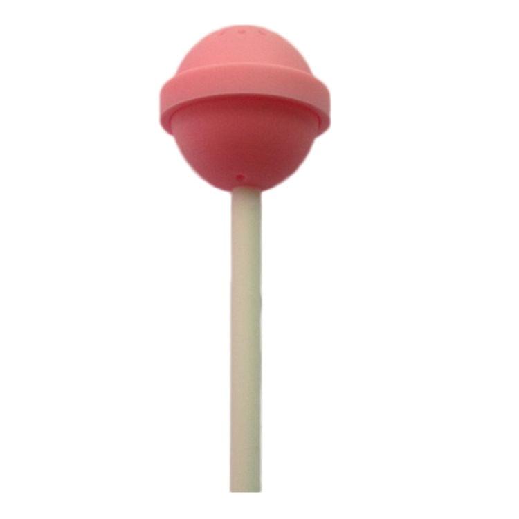 Loose Leaf Coffee Strainer Bag Silicon Lolly Tea Infusers Makers  Mug Filter Kitchen Lazy Home Lollipops Shape Tea Filter(pink)