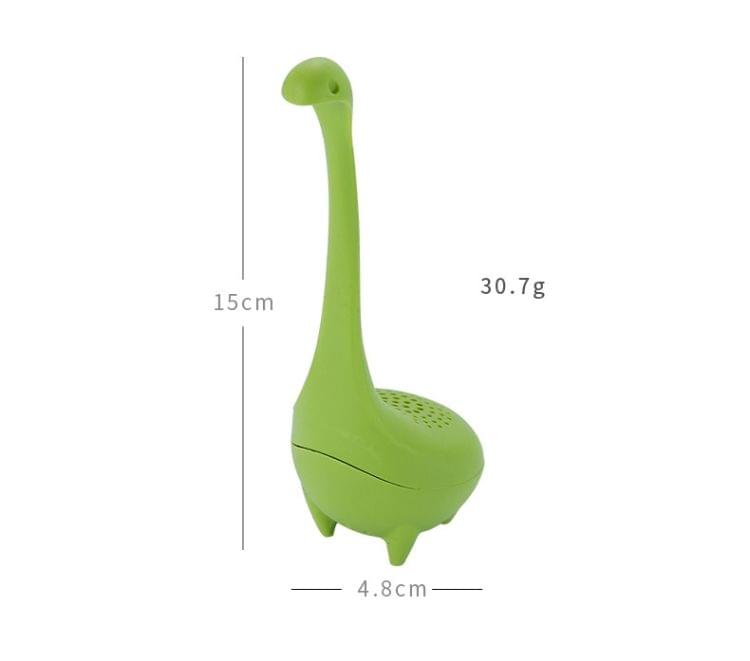 Food Grade PP Cooking Dinosaur Infuser Loch Ness Monster Shape Heat Resistance Total Tea Strainers Teaware Coffee Tools(Blue)