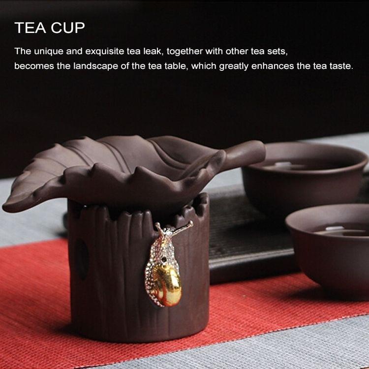Creative Purple Sand Tea Leak Tea Strainer Tea Ceremony Accessories  (PJ180730-2)