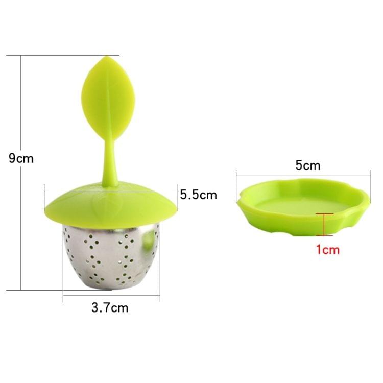 Stainless Steel Silicone Hanging Tea Bag Tea Strainers (Purple)