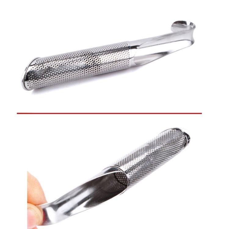 2 PCS Stainless Steel Tea Strainer Amazing Tea Infuser Pipe Design Touch Feel Good Holder Tool Tea Spoon Infuser Filter