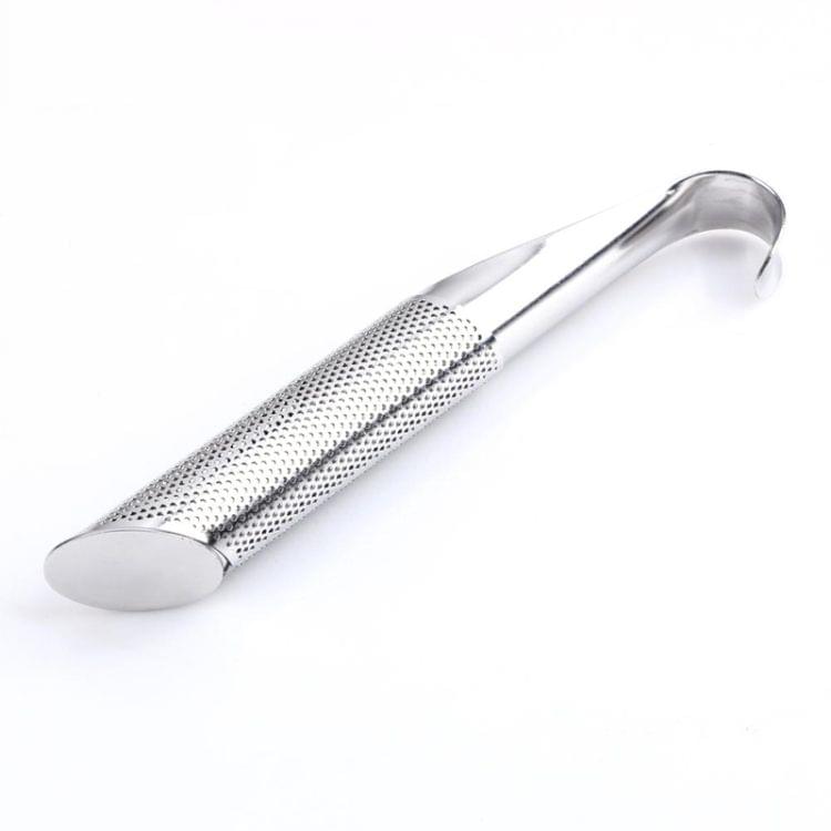 2 PCS Stainless Steel Tea Strainer Amazing Tea Infuser Pipe Design Touch Feel Good Holder Tool Tea Spoon Infuser Filter