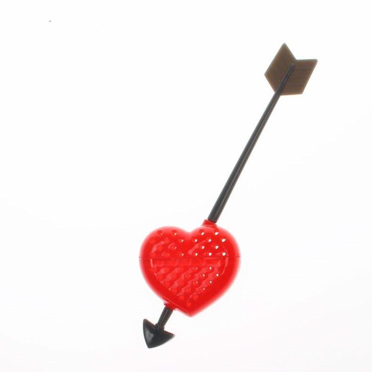 3 PCS Tea Infuser Bags Strainer Teaspoon Filter Love Heart(Red)