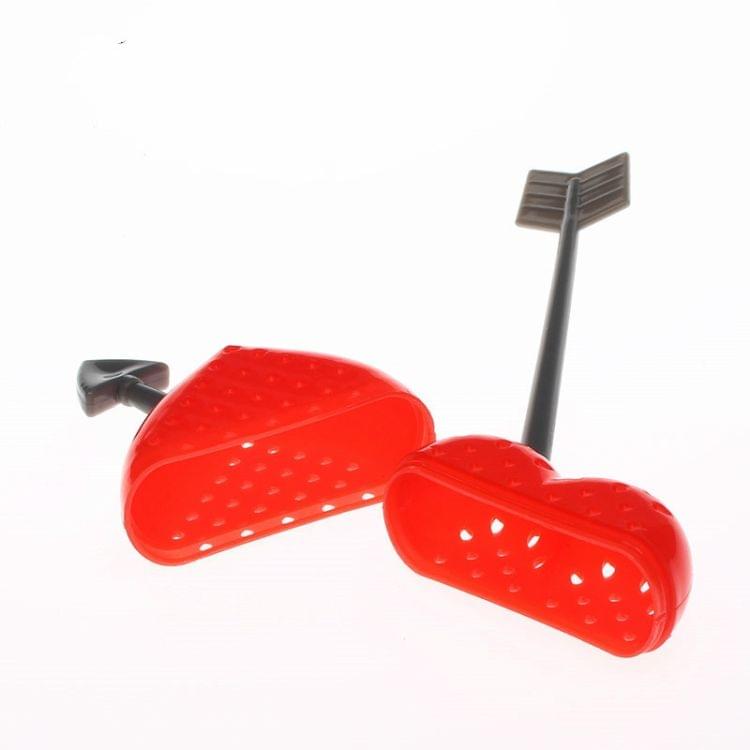 3 PCS Tea Infuser Bags Strainer Teaspoon Filter Love Heart(Red)