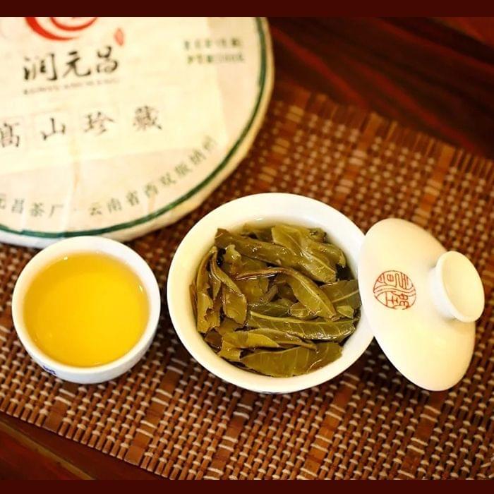 RUNYUANCHANG High Mountain Collection Raw Tea Tea-leaves, Capacity: 360g