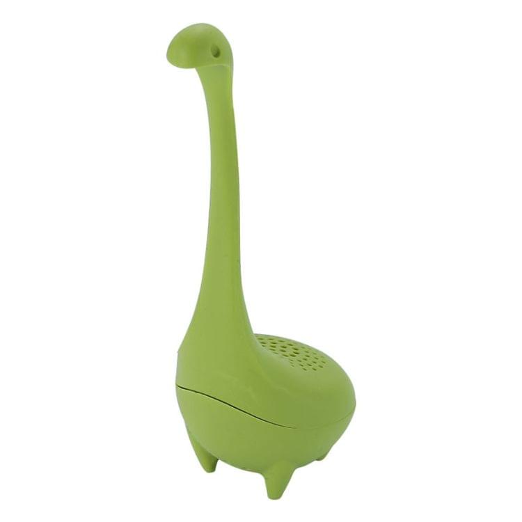 Food Grade PP Cooking Dinosaur Infuser Loch Ness Monster Shape Heat Resistance Total Tea Strainers Teaware Coffee Tools(Green )