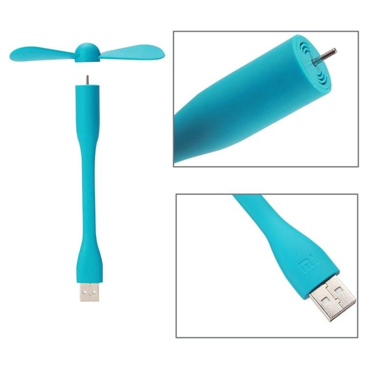 Original Xiaomi Portable Flexible Mute USB Computer Laptop Cooling Fan Blower, Size: 145.5 * 15 * 89.3 mm(Blue)