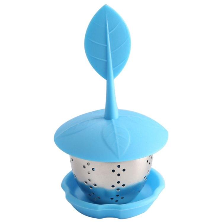 Stainless Steel Silicone Hanging Tea Bag Tea Strainers (Blue)