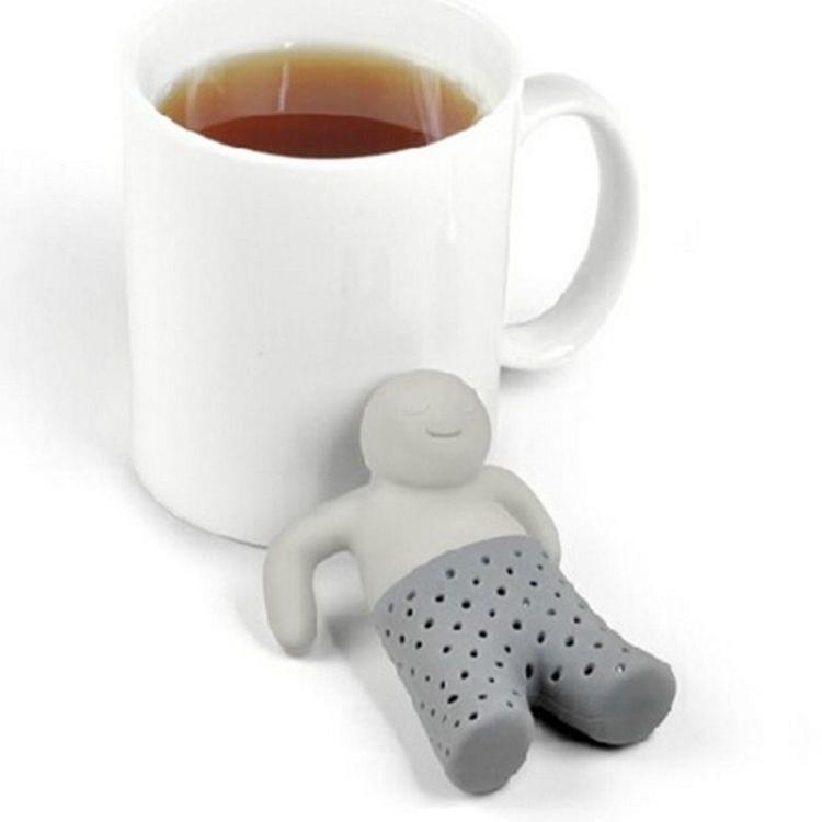 Silicone Mr Little Man Tea Infuser Filter(Grey)