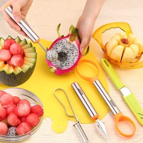Multi-function Portable Fruit Carving Tools Kit Food Carving Chisel Kitchen Cutting Tools Chef Kit