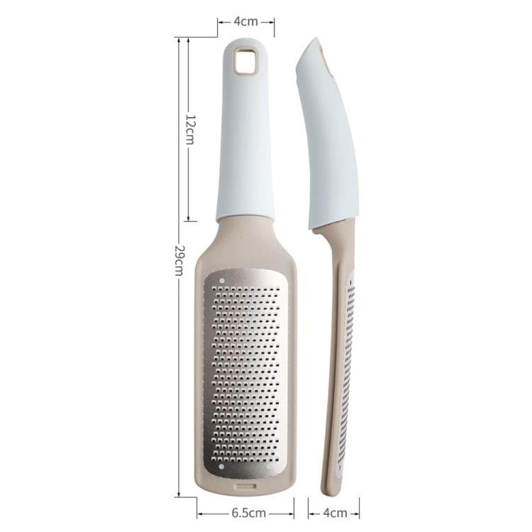Stainless Steel Cheese Grater Lemon Fruit Grater Cheese Grinder Chocolate Grater Vegetable Peeler(Blue)