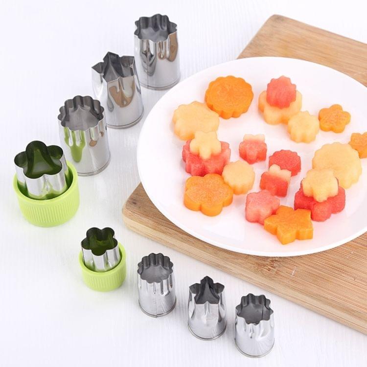 8 in 1 Stainless Steel Fruits Vegetables Cutting Embossed Dies Butterfly Patch Embossed Printing Creative Cut Tools