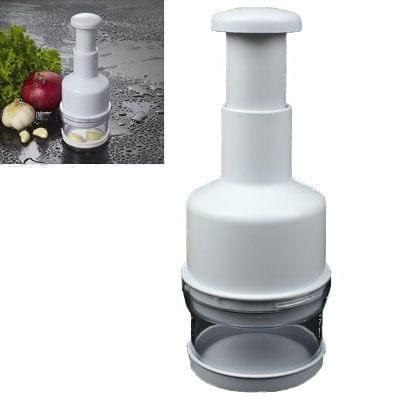 Stainless Steel Onion Cutting Instrument / Ginger Garlic Cutting Machine, Size: 22x8x8cm, Random Color Delivery
