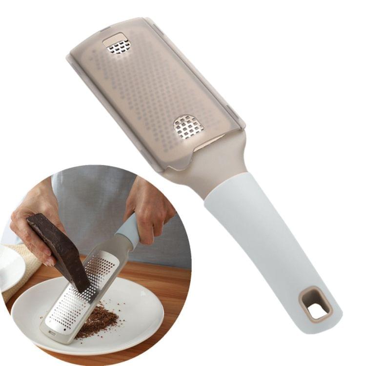 Stainless Steel Cheese Grater Lemon Fruit Grater Cheese Grinder Chocolate Grater Vegetable Peeler(Orange)