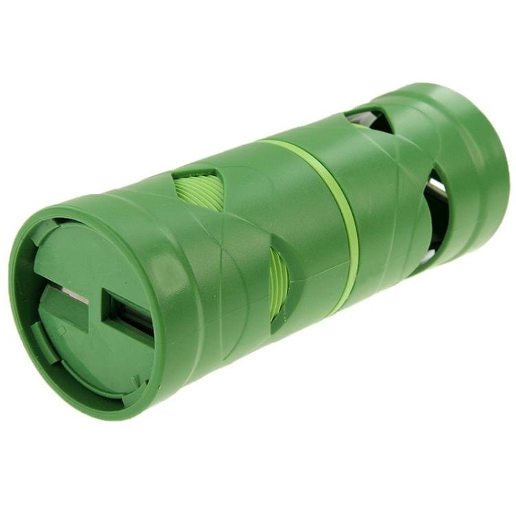 Green Veggie Twister Easy Fruit Vegetable Cutter Slicer Utensil Processing Device(Green)