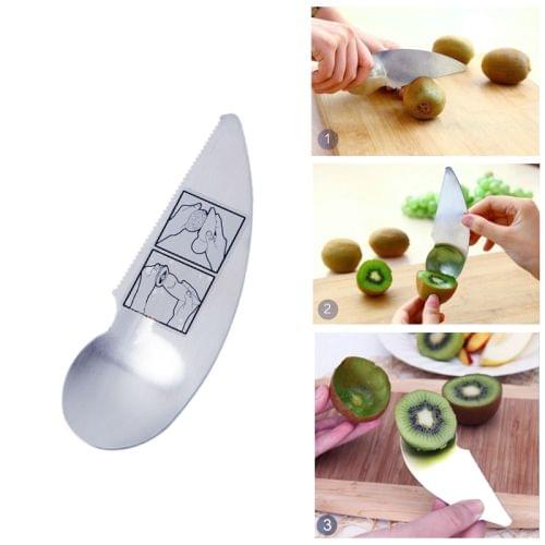 3 PCS Stainless Steel Kiwi Fruit Spoon Knife