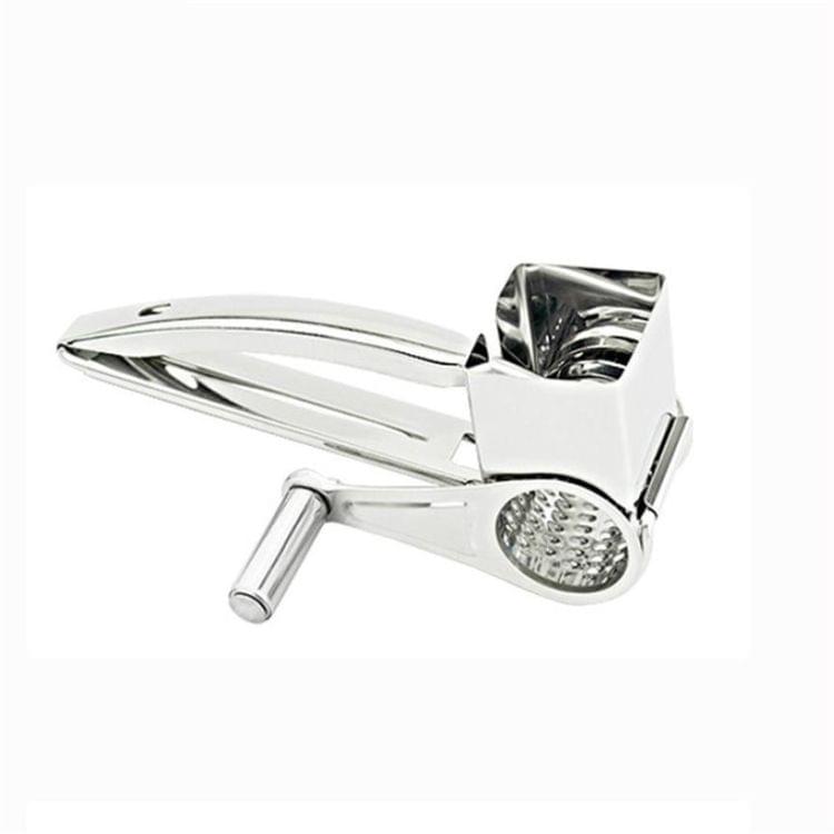 Cheese Grater Rotory Container Stainless Steel Hand-Crank Rotary Shredder with 9-10 holes