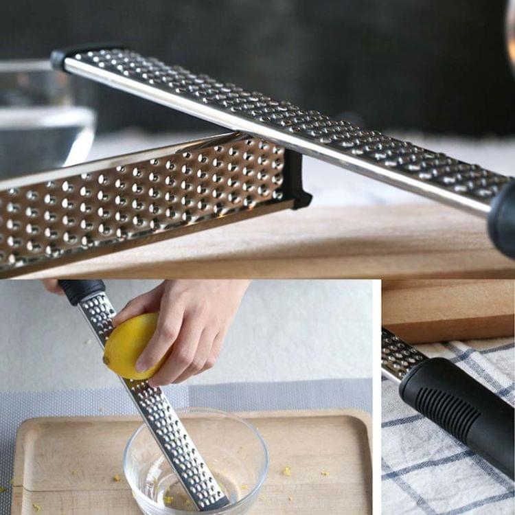 5 PCS Portable Rectangle Stainless Steel Cheese Grater Tools Chocolate Lemon Fruit Peeler(PP bag packaging)